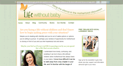 Desktop Screenshot of lifewithoutbaby.com